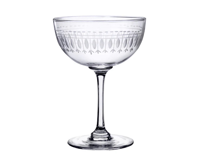 Vintage List Champagne Saucers