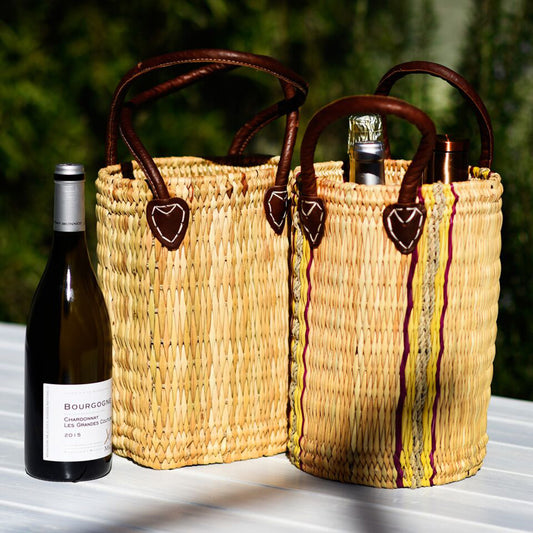 Handwoven Wine Bottle Carrier
