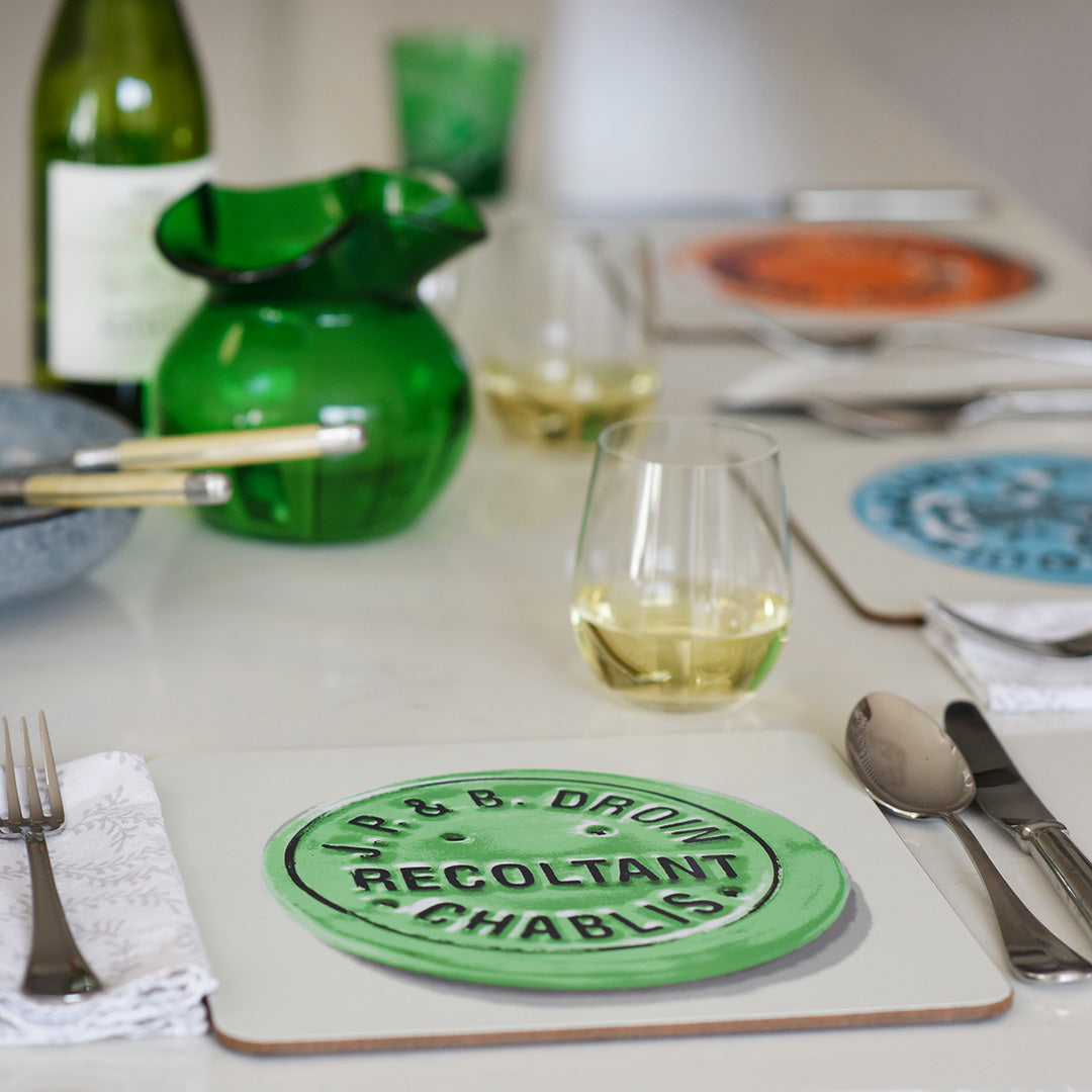 Square Wine Placemats – Top Note Design