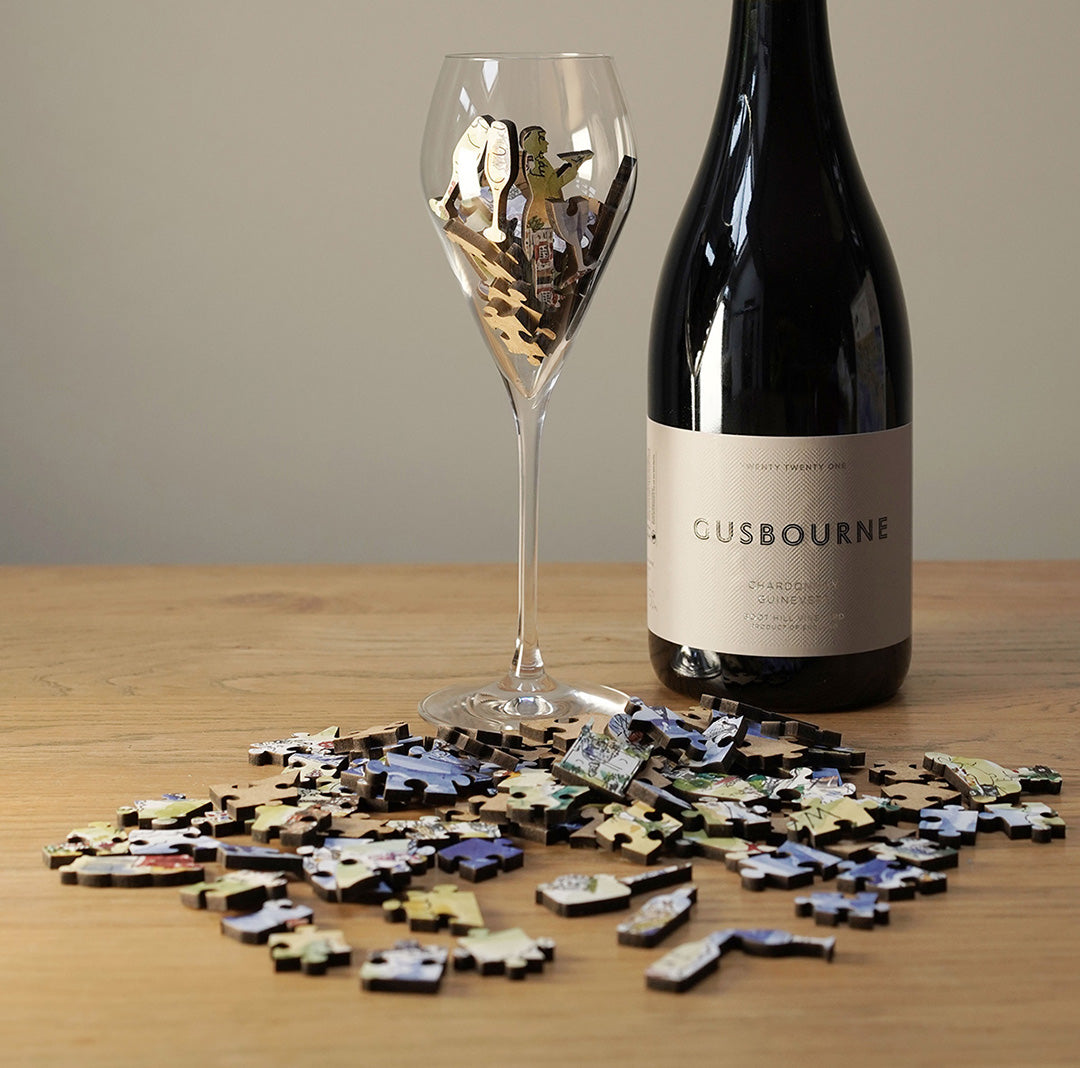 Wines of England Wooden Jigsaw Puzzle