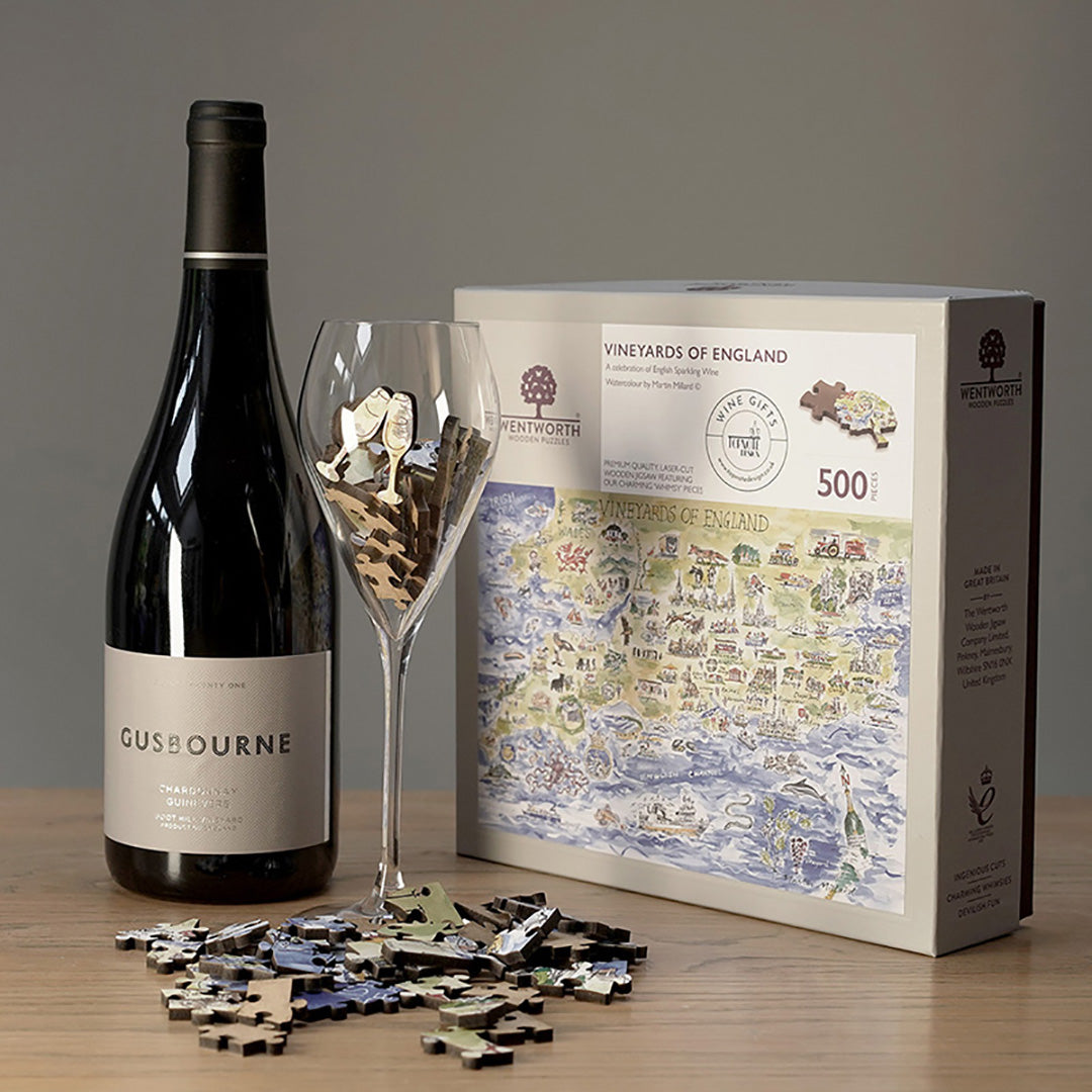 Wines of England Wooden Jigsaw Puzzle
