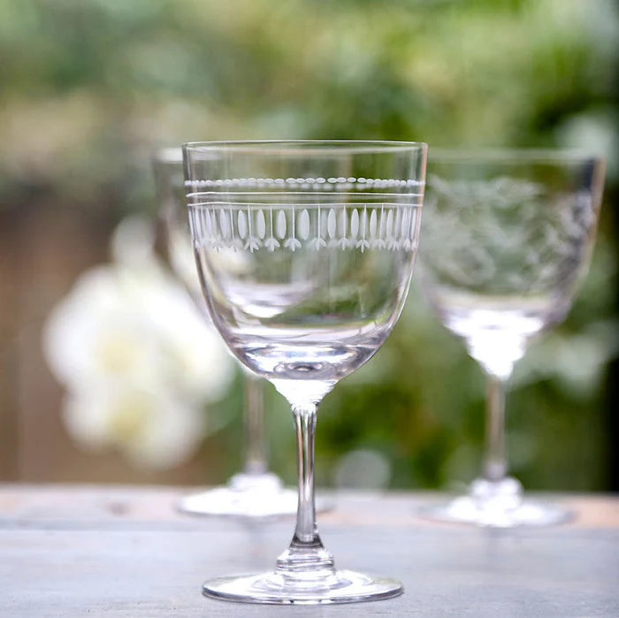 Handblown Crystal Wine Glasses