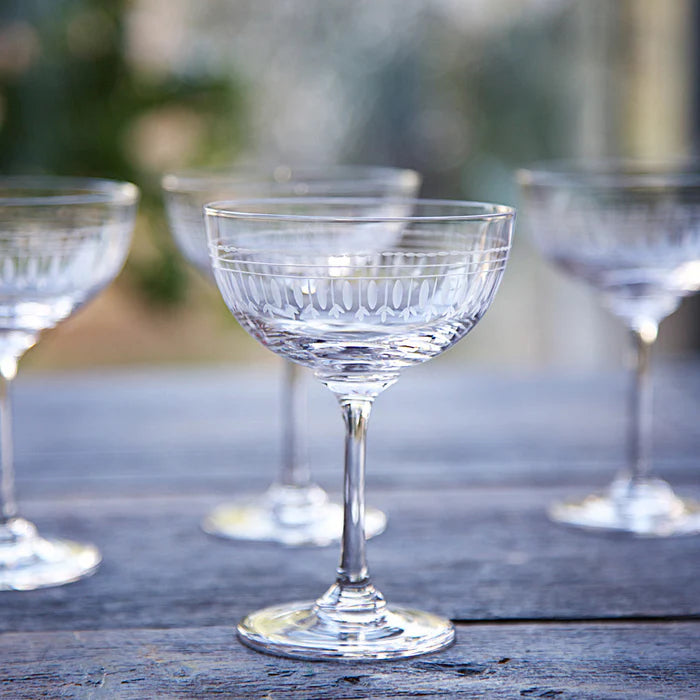 Vintage List Champagne Saucers