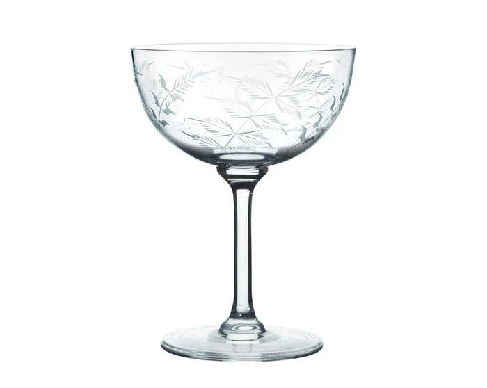 Vintage List Champagne Saucers