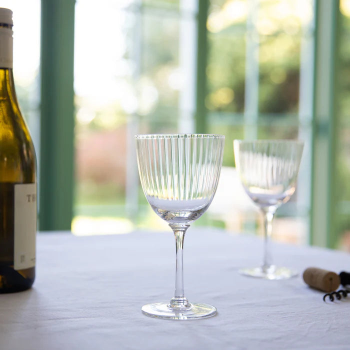 Handblown Crystal Wine Glasses