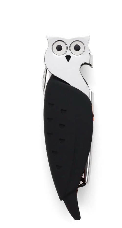 Owl Shaped 3-in-1 Bottle Opener with Foil Cutter