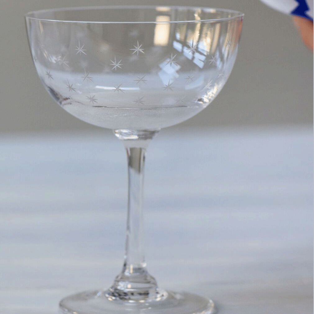 Vintage List Champagne Saucers
